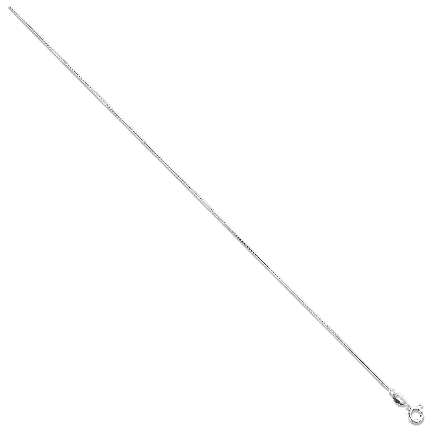 Sterling Silver 1.2mm Snake Chain