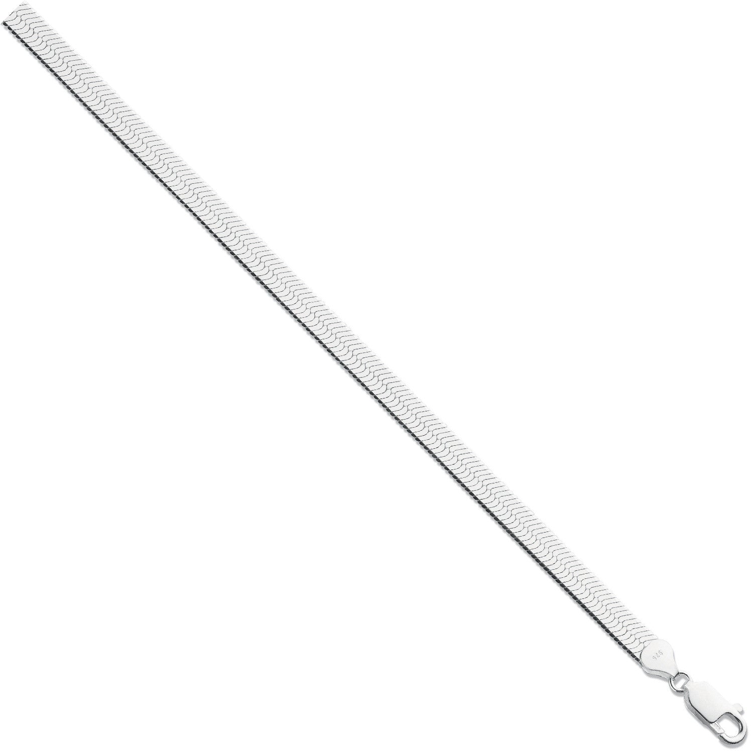 Sterling Silver 7mm Herringbone Chain