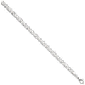 Sterling Silver 7mm Byzantine Chain