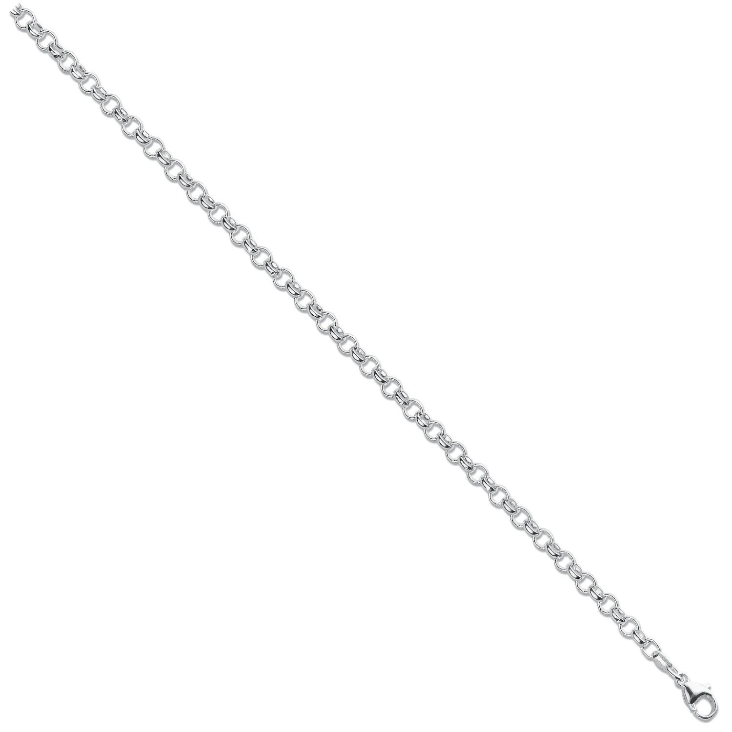 Sterling Silver 4.5mm Round Belcher Chain