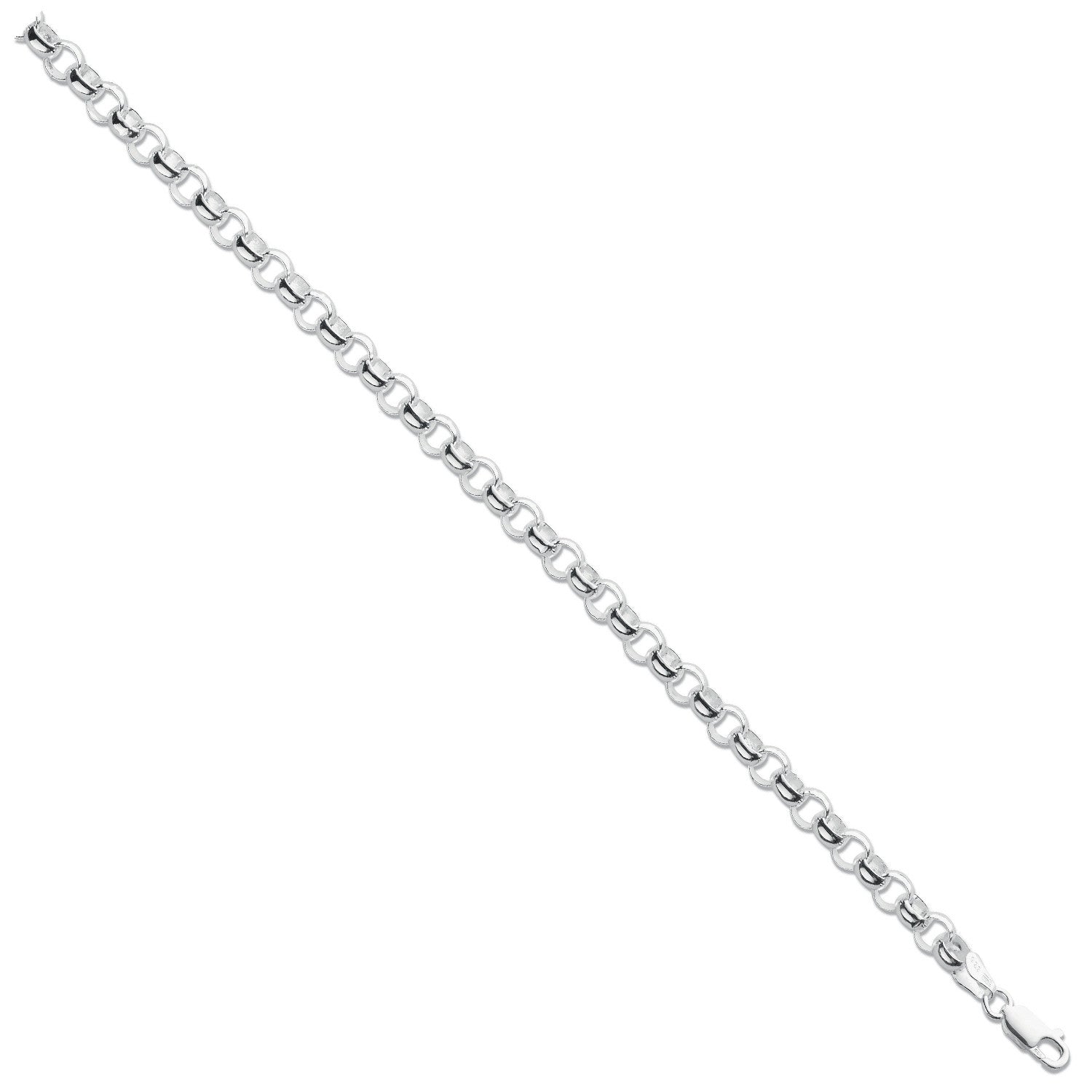 Sterling Silver 6mm Round Belcher Chain