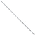 Sterling Silver 4.2mm Hollow Spiga Chain