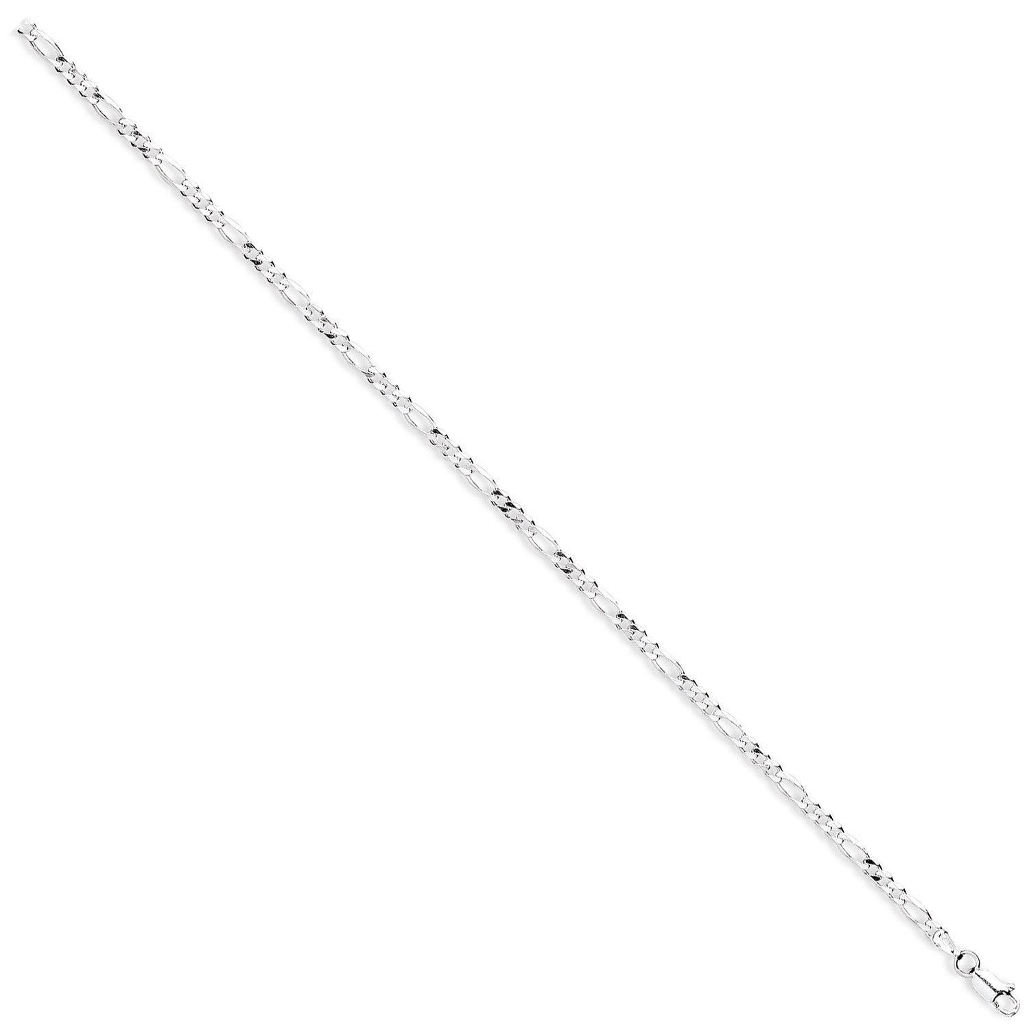 Sterling Silver 3mm Figaro Chain