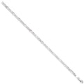 Sterling Silver 4mm Figaro Chain/Bracelet