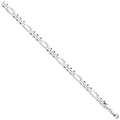 Sterling Silver 8mm Figaro Chain/Bracelet