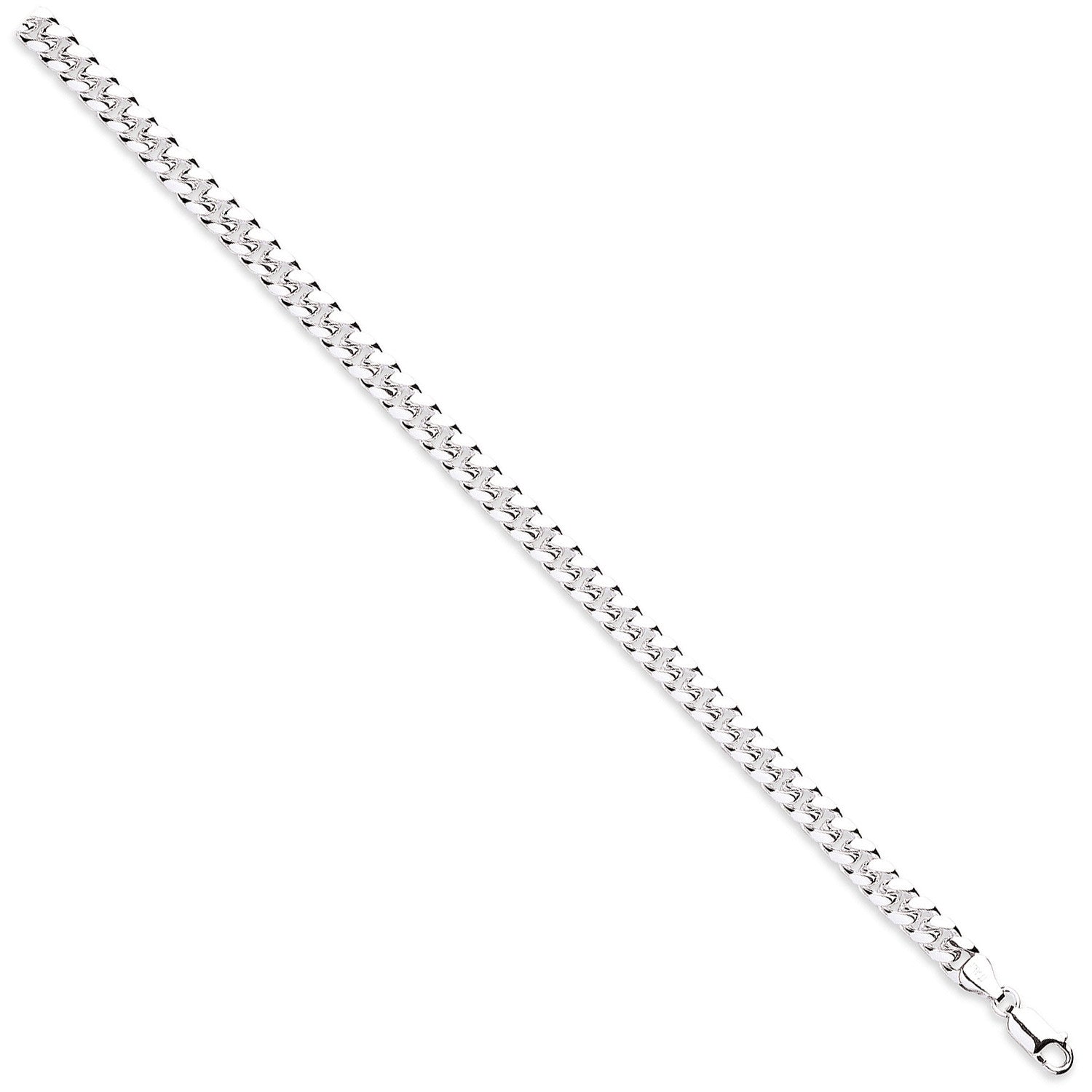 Sterling Silver 6.5mm Dome Cuban Link Chain/Bracelet
