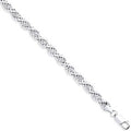 Sterling Silver 6.5mm Rope Chain