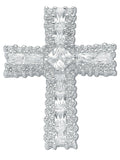 Sterling Silver Fancy Cubic Zirconia Cross