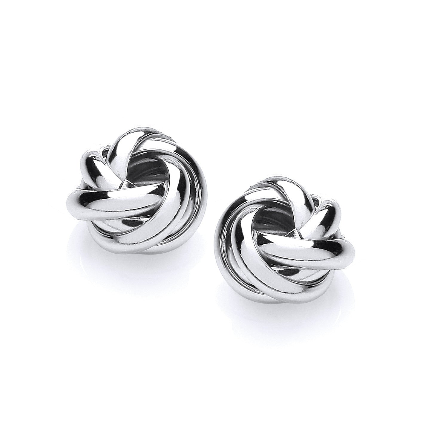 Sterling Silver Knot Stud