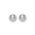 Sterling Silver Ball Stud 6mm Earrings