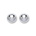Sterling Silver Ball Stud 8mm Earrings