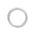 Sterling Silver 12mm Diamond Cut Hinged Sleepers