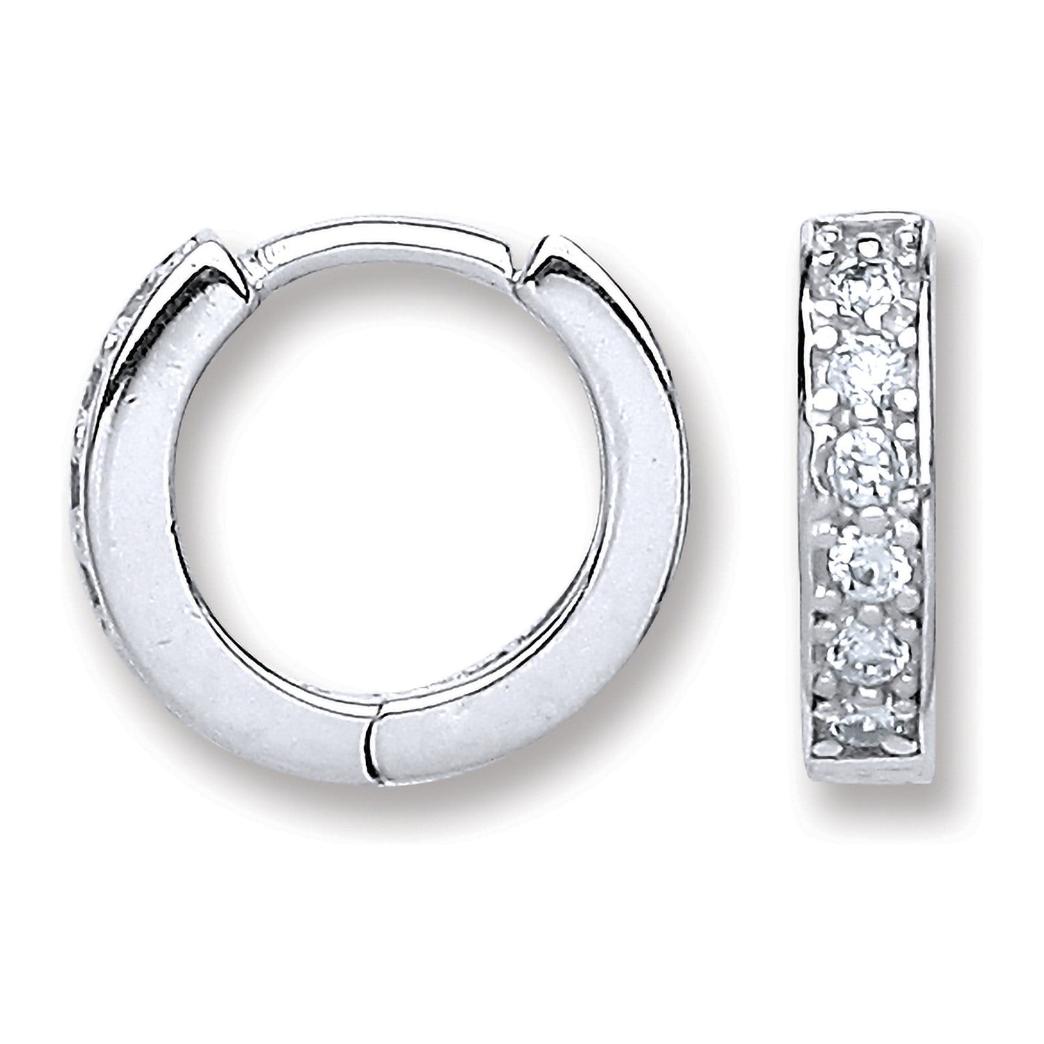 Sterling Silver Baby Huggies Earrings