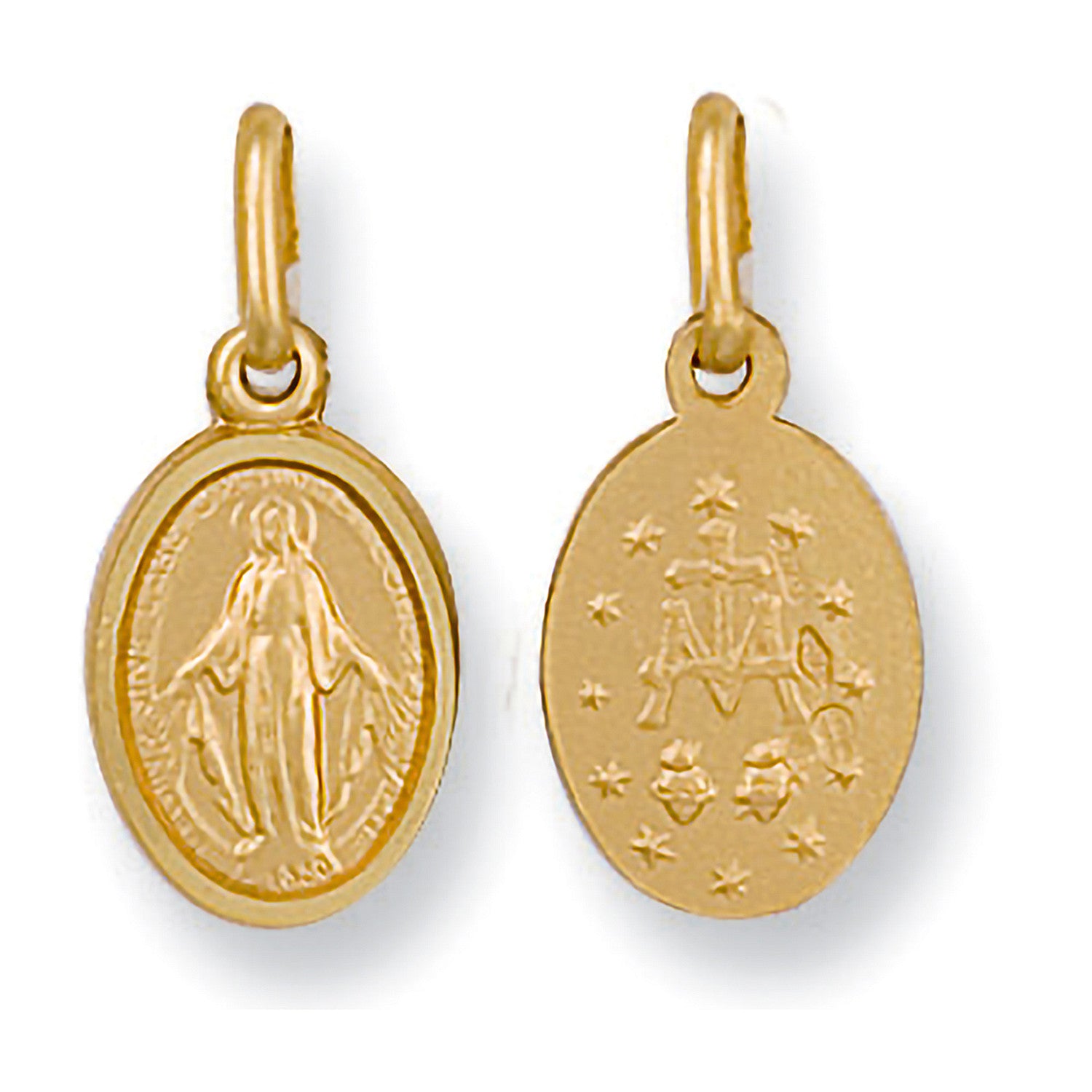 9ct Yellow Gold Miraculous Medallion Pendant