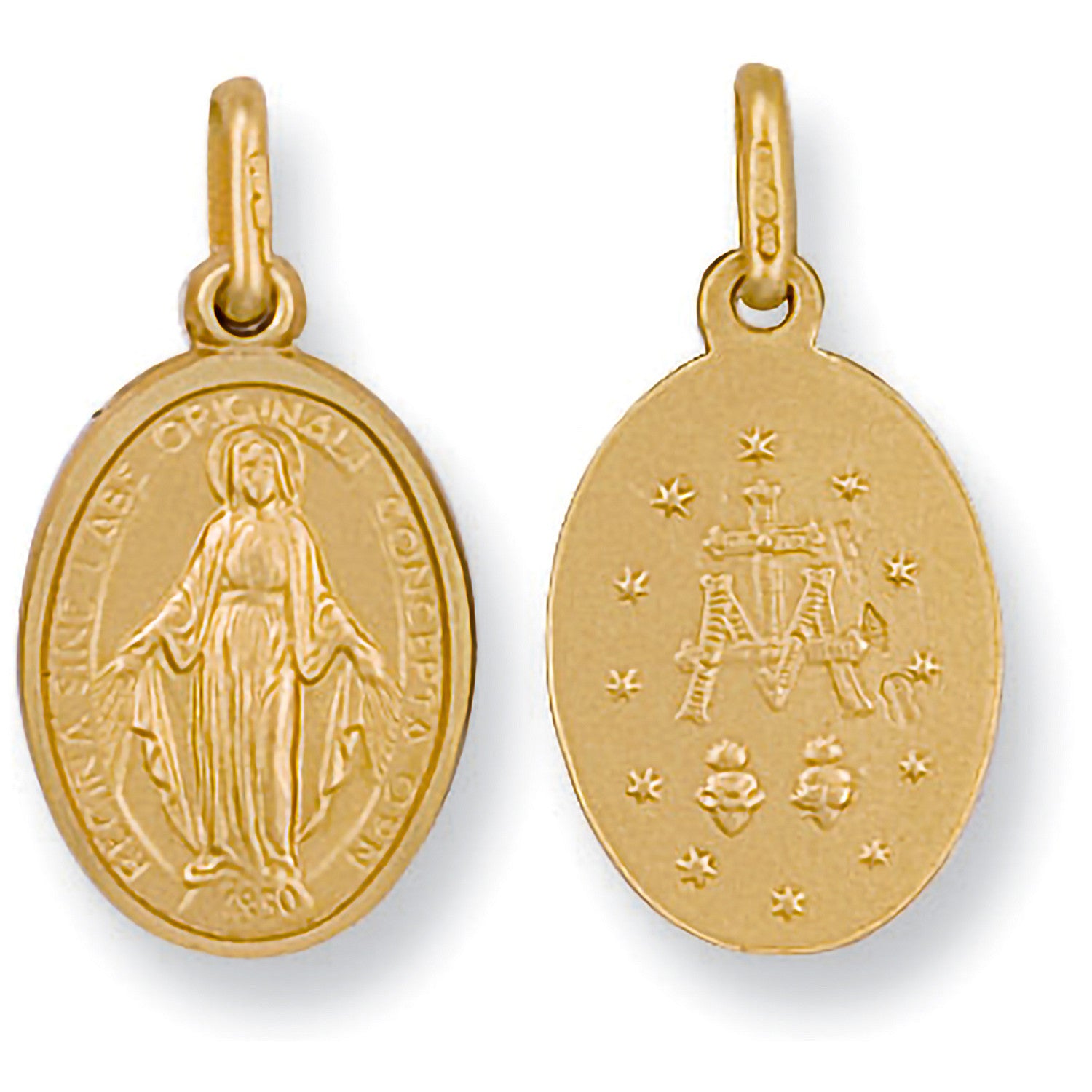 9ct Yellow Gold Miraculous Medallion Pendant
