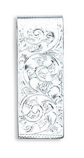 Sterling Silver Engraved Money Clip