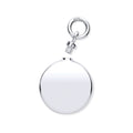 Sterling Silver Perfume/Ashes Round Holder Pendant