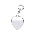 Sterling Silver Perfume/Ashes Heart Holder Pendant