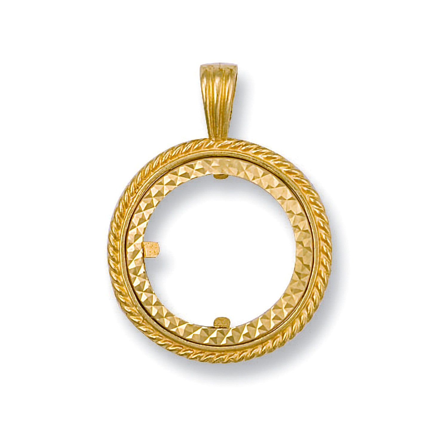 9ct Yellow Gold Half Sovereign Pendant
