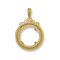 9ct Yellow Gold (Half) Fancy Sovereign Pendant