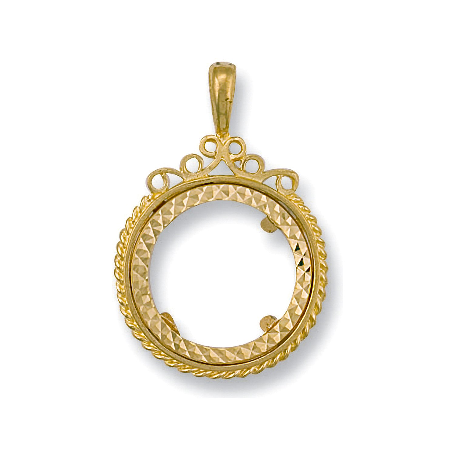9ct Yellow Gold (Half) Fancy Sovereign Pendant