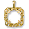 9ct Yellow Gold (Full) Fancy Sovereign Pendant