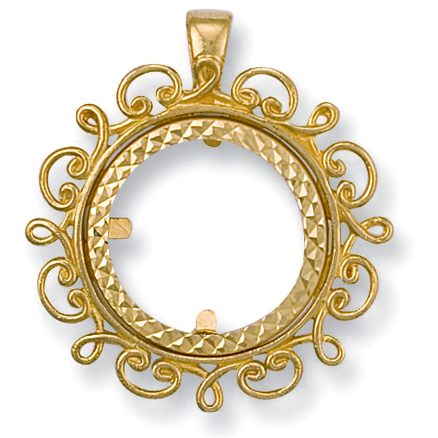 9ct Yellow Gold (Full) Fancy Sovereign Pendant