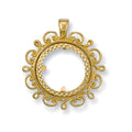 9ct Yellow Gold (Half) Fancy Sovereign Pendant