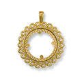 9ct Yellow Gold (Half) Fancy Sovereign Pendant