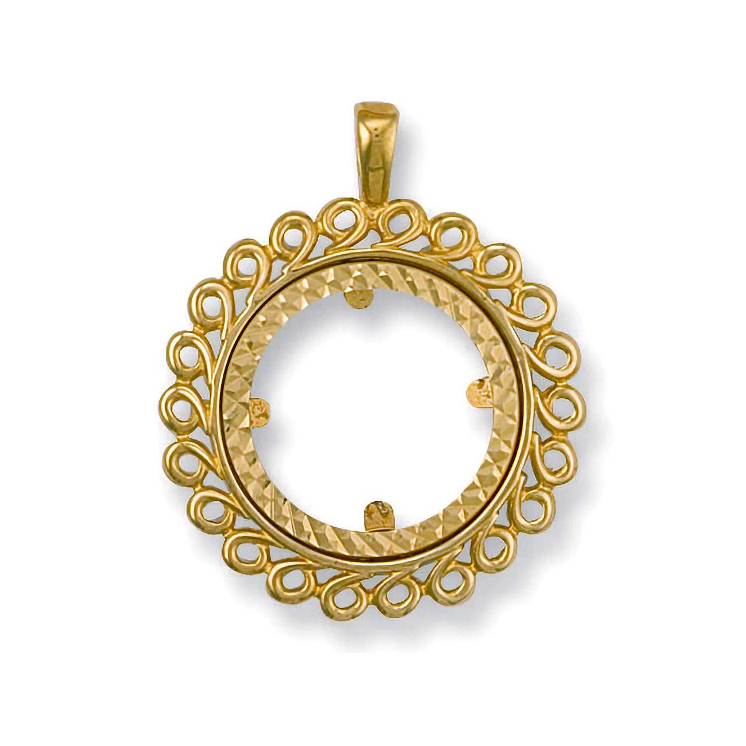 9ct Yellow Gold (Half) Fancy Sovereign Pendant