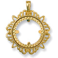 9ct Yellow Gold (Full) Fancy Sovereign Pendant
