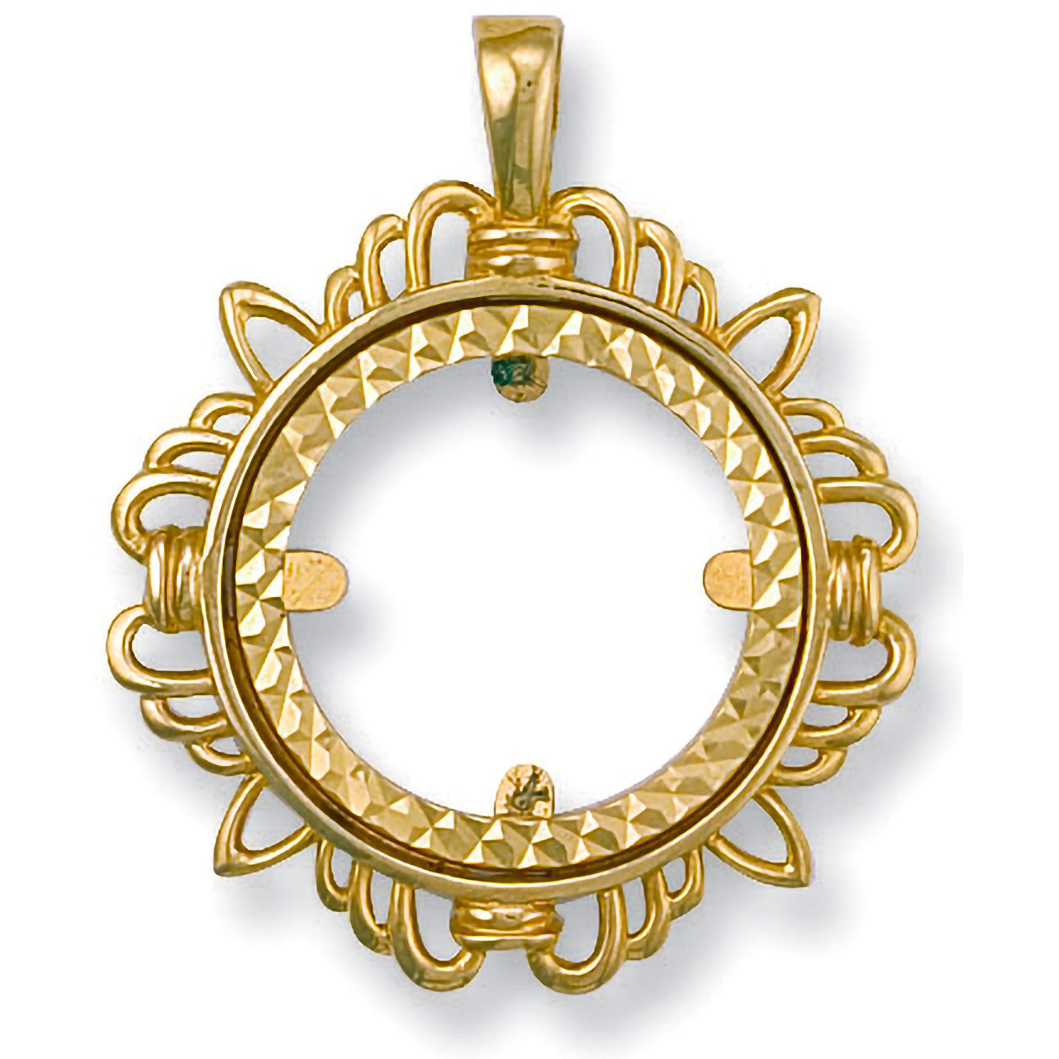 9ct Yellow Gold (Full) Fancy Sovereign Pendant