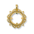 9ct Yellow Gold (Half) Fancy Sovereign Pendant