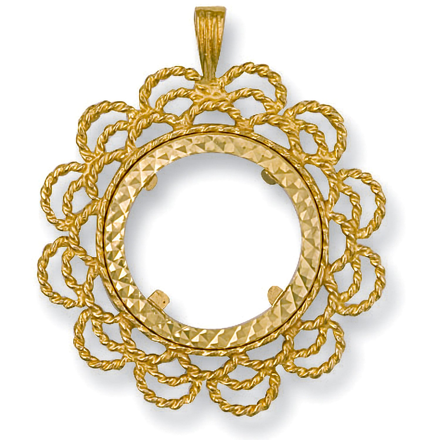 9ct Yellow Gold (Full) Fancy Sovereign Pendant