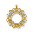 9ct Yellow Gold (Half) Fancy Sovereign Pendant