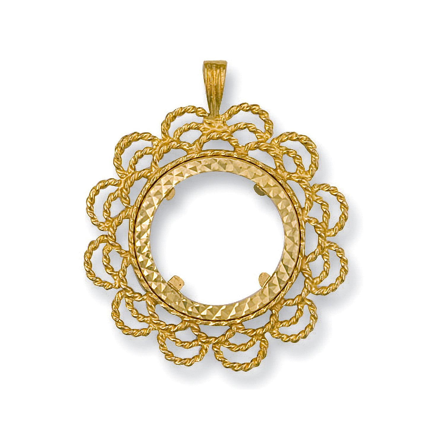 9ct Yellow Gold (Half) Fancy Sovereign Pendant