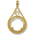 9ct Yellow Gold (Full) Fancy Sovereign Pendant