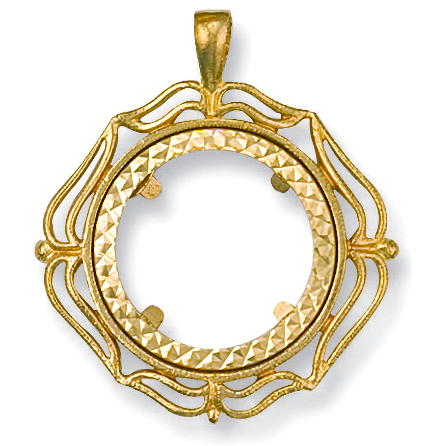 9ct Yellow Gold (Full) Fancy Sovereign Pendant