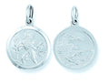 Sterling Silver Double Sided St Christopher Pendant