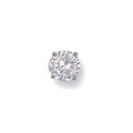 9ct White Gold Gents Claw Set 6mm Cubic Zirconia Man Stud