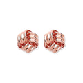 9ct Red Gold Knot Studs