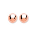 9ct Red Gold 5mm Ball Studs