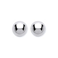 9ct White Gold 5mm Ball Studs