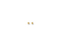 9ct Yellow Gold 3mm Square Cube Studs