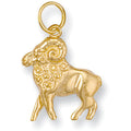 9ct Yellow Gold Aries Zodiac Pendant