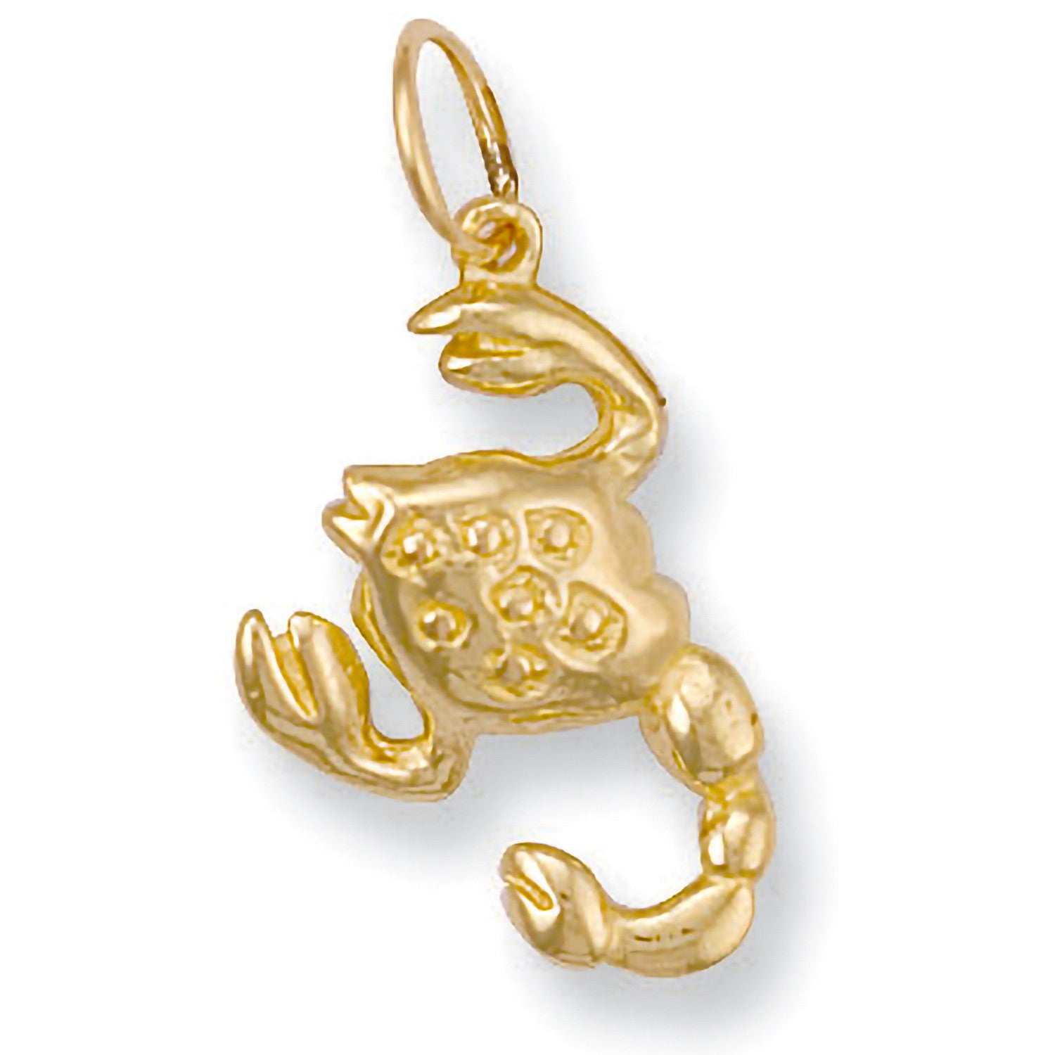 9ct Yellow Gold Scorpio Zodiac Pendant
