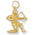 9ct Yellow Gold Sagittarius Zodiac Pendant