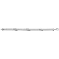 925 Sterling Silver Ladies' Mesh Set Bracelet — 8.1g
