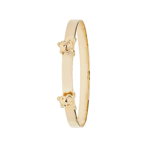 9 Carat (375) Yellow Gold Babies' Expandable 4mm ID Bangle — 3.4g