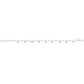 925 Sterling Silver Unisex Bead Bracelet — 4.8g